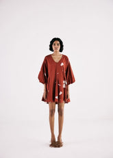 A Model Wearing Multicolor,Cotton Mul Rustic Glory curated by Only Ethikal